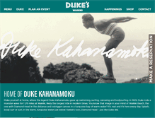 Tablet Screenshot of dukeswaikiki.com